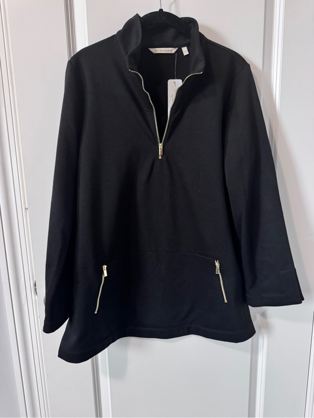 NWT-Soft Surroundings Black Pullover-Small